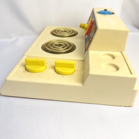 Fisher Price 1978 Stovetop Vintage Toy Range Glow Magic Burners #919 Made in USA - Picture 4 of 9